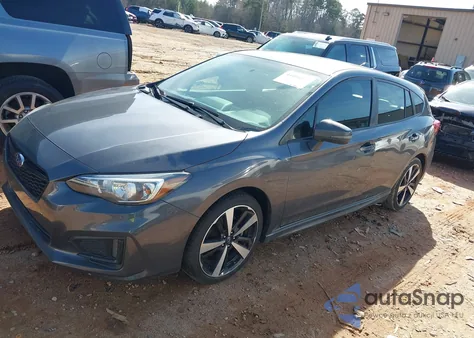 2019 Subaru Impreza 2.0I Sport z USA, uszkodzony, nr VIN 4S3GTAJ68K3706262